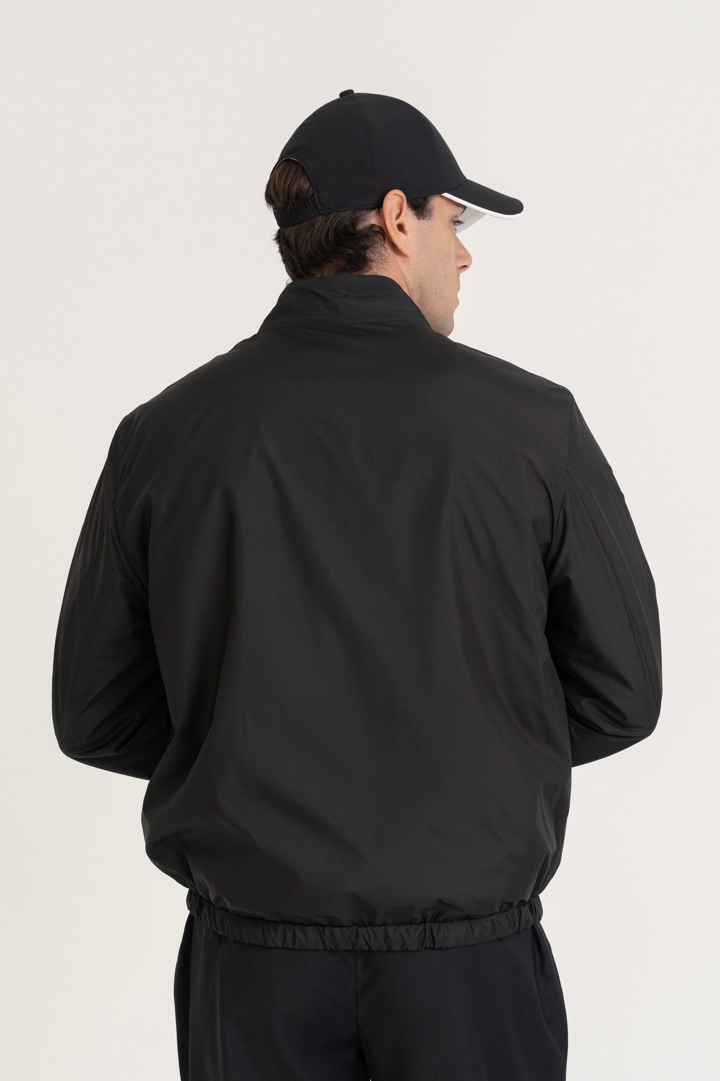 DUO BOMBER JACKET - BLACK
