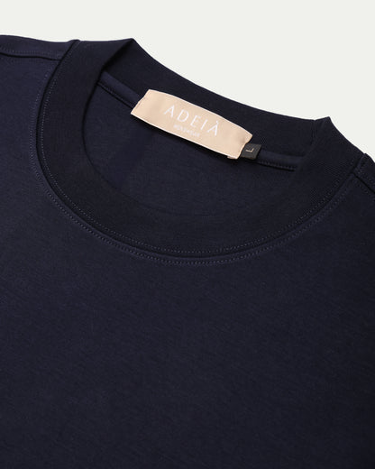LUXE MODAL T-SHIRT - NAVY