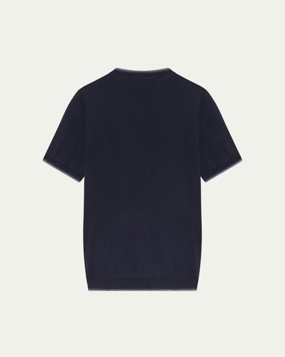 FRONTERA KNIT T-SHIRT - MARINO