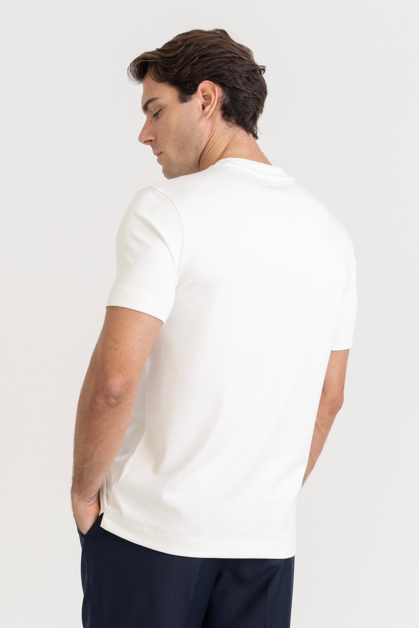 LUXE MODAL T-SHIRT - WHITE