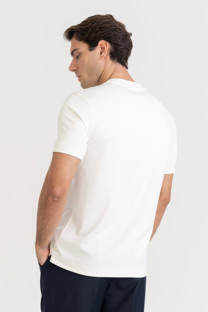 LUXE MODAL T-SHIRT - WHITE