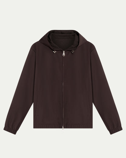 TWIN-TECH HOODED JACKET 2.0 - ESPRESSO