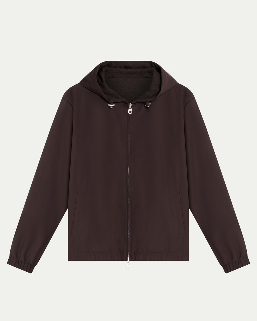TWIN-TECH HOODED JACKET 2.0 - ESPRESSO