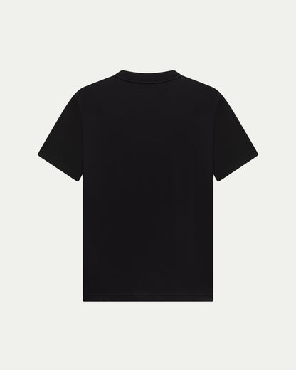 LUXE-MERCERISED T-SHIRT - BLACK