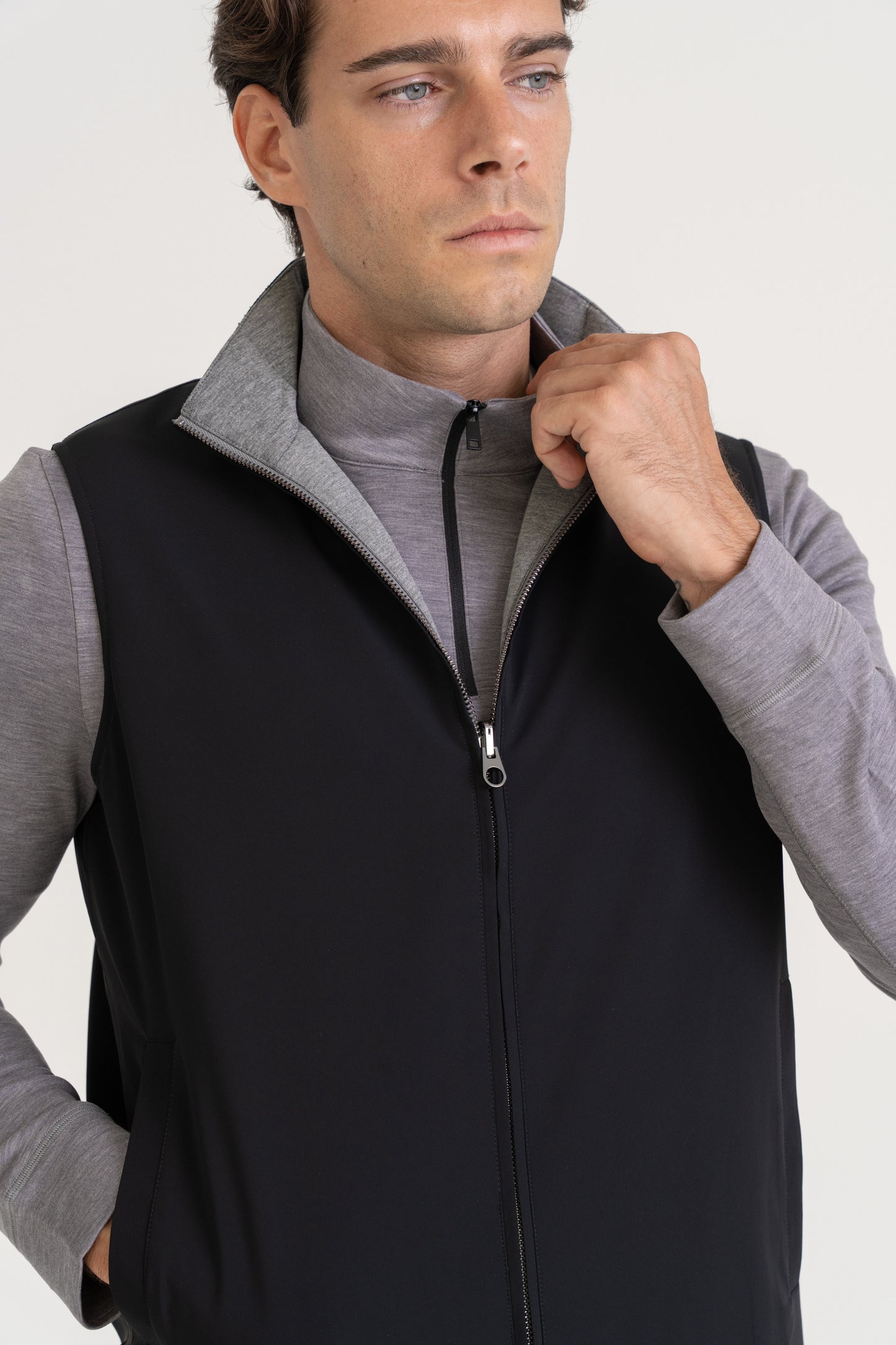 TWIN-TECH GILET - BLACK/GREY