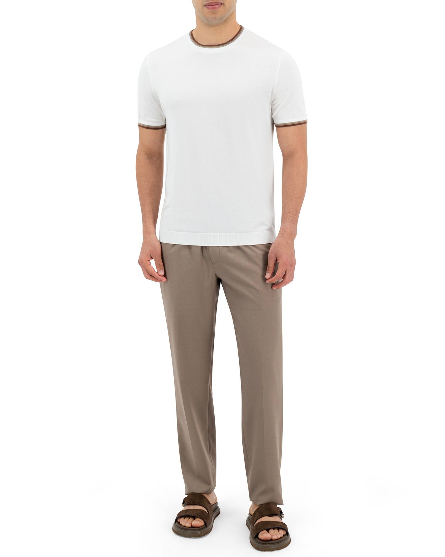 FRONTERA KNIT T-SHIRT - WHITE