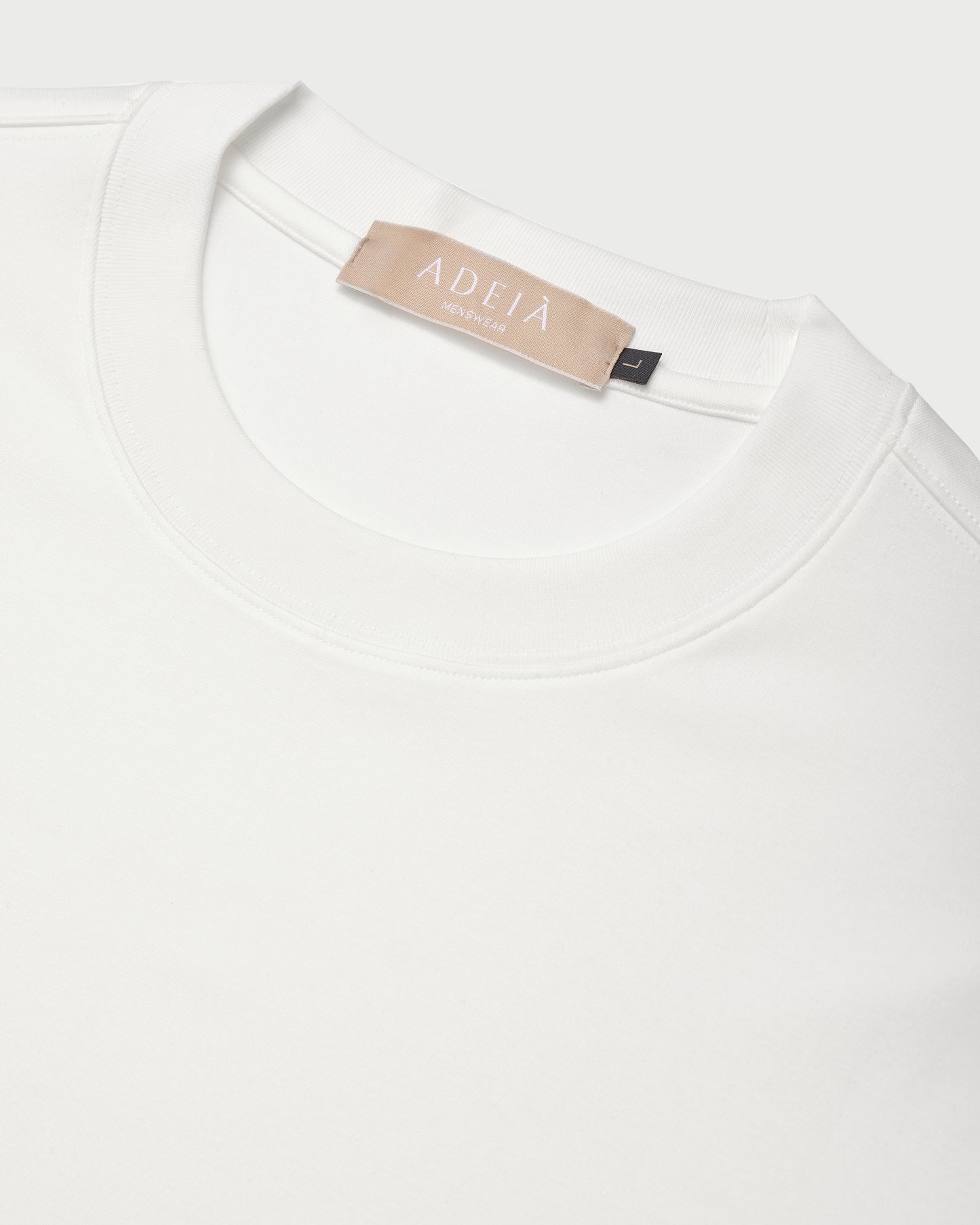 LUXE MODAL T-SHIRT - WHITE