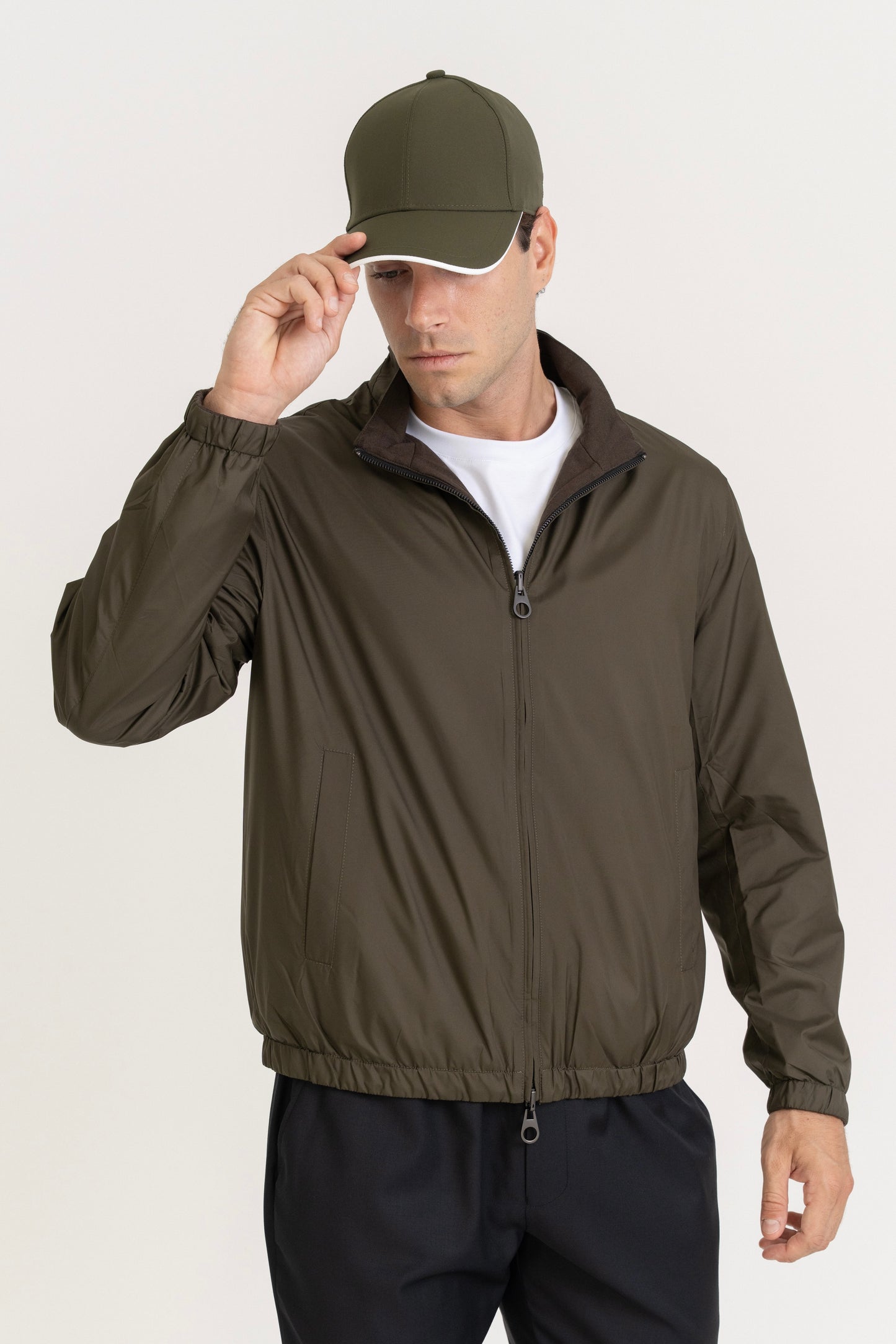 DUO BOMBER JACKET - VERDE