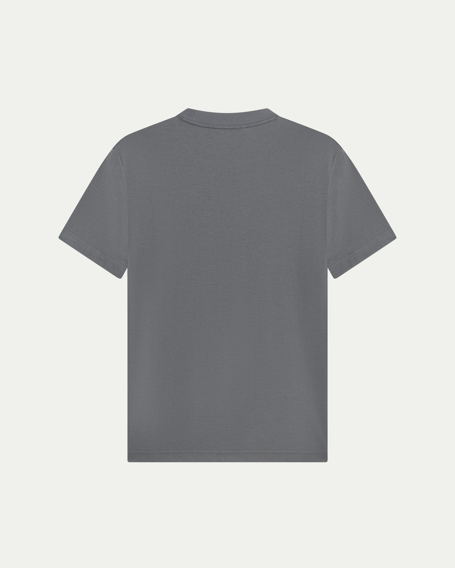 LUXE-MERCERISED T-SHIRT - SLATE