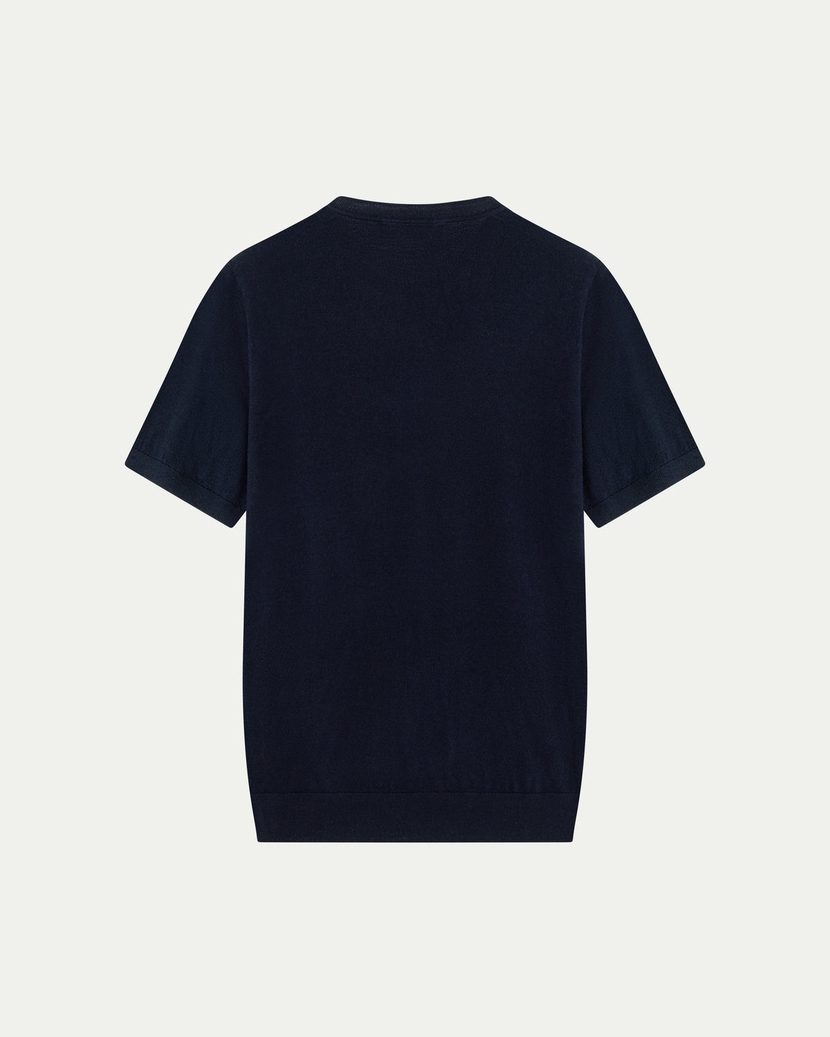 MERINO WOOL T-SHIRT - NAVY