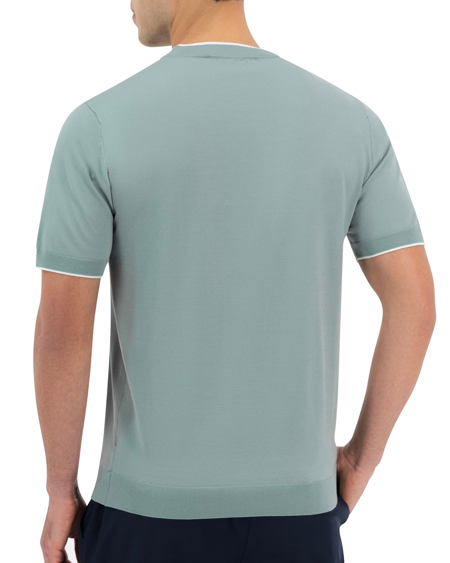 LINEA KNIT T-SHIRT - SEAFOAM