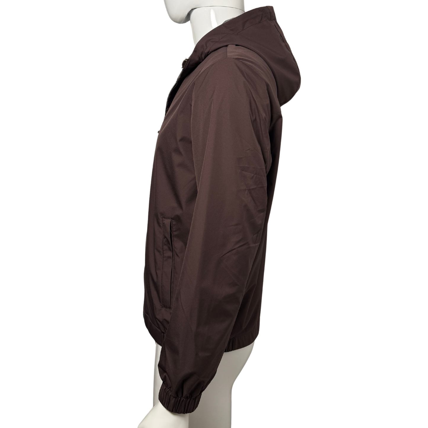 TWIN-TECH HOODED BOMBER - MERLOT