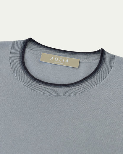 FRONTERA KNIT T-SHIRT - CIELO