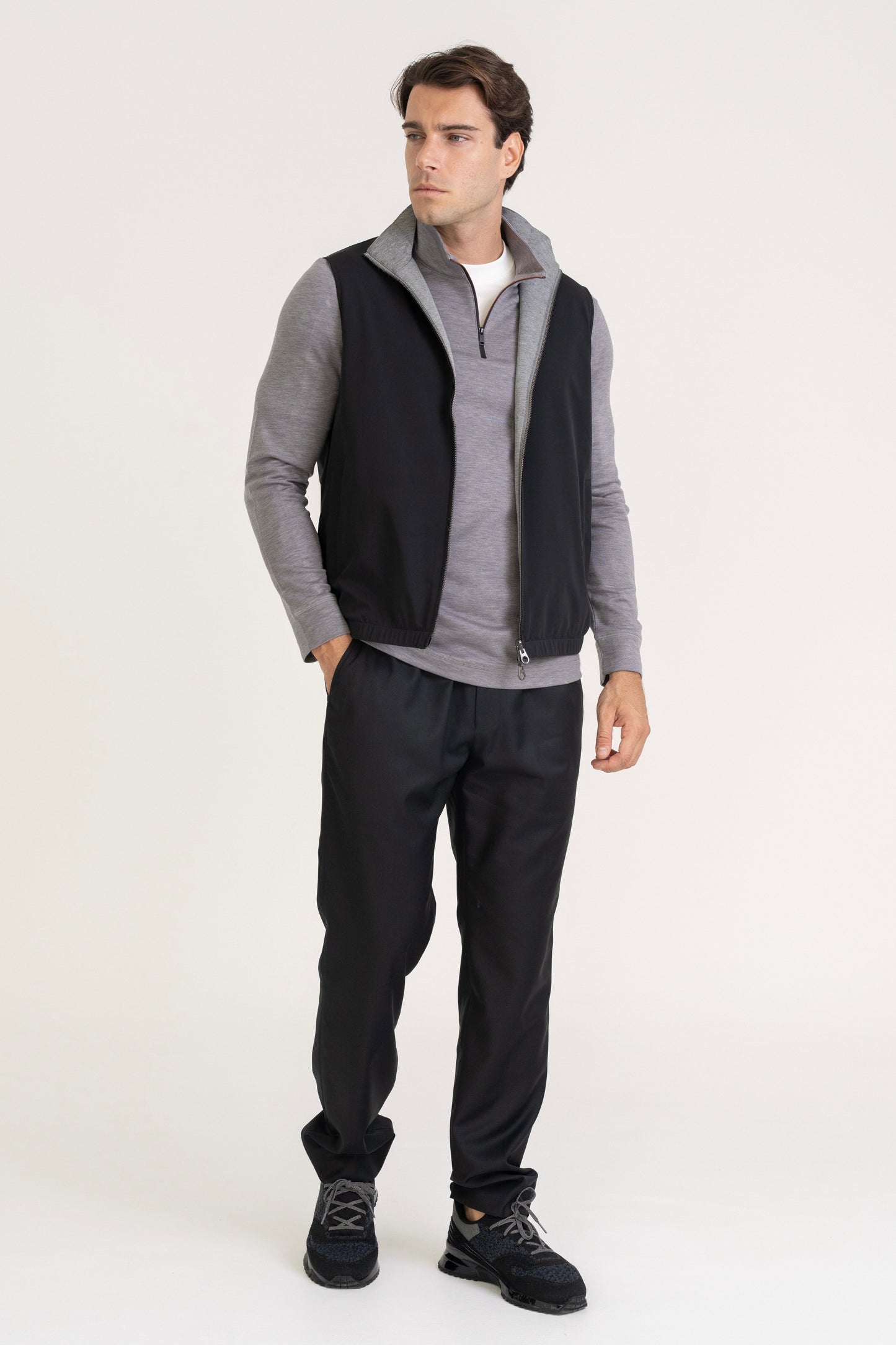 TWIN-TECH GILET - BLACK/GREY