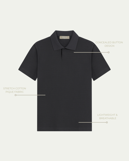 RIVIERA POLO - GRAPHITE
