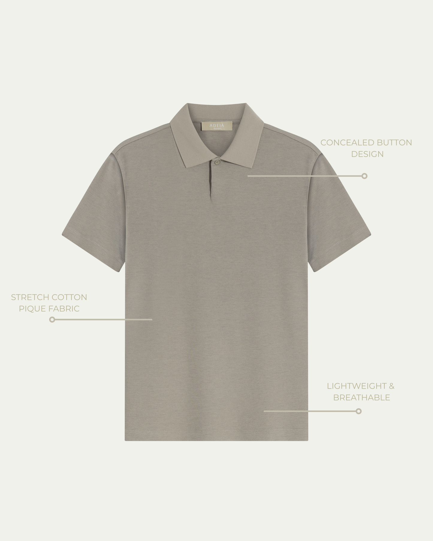 RIVIERA POLO - STONE