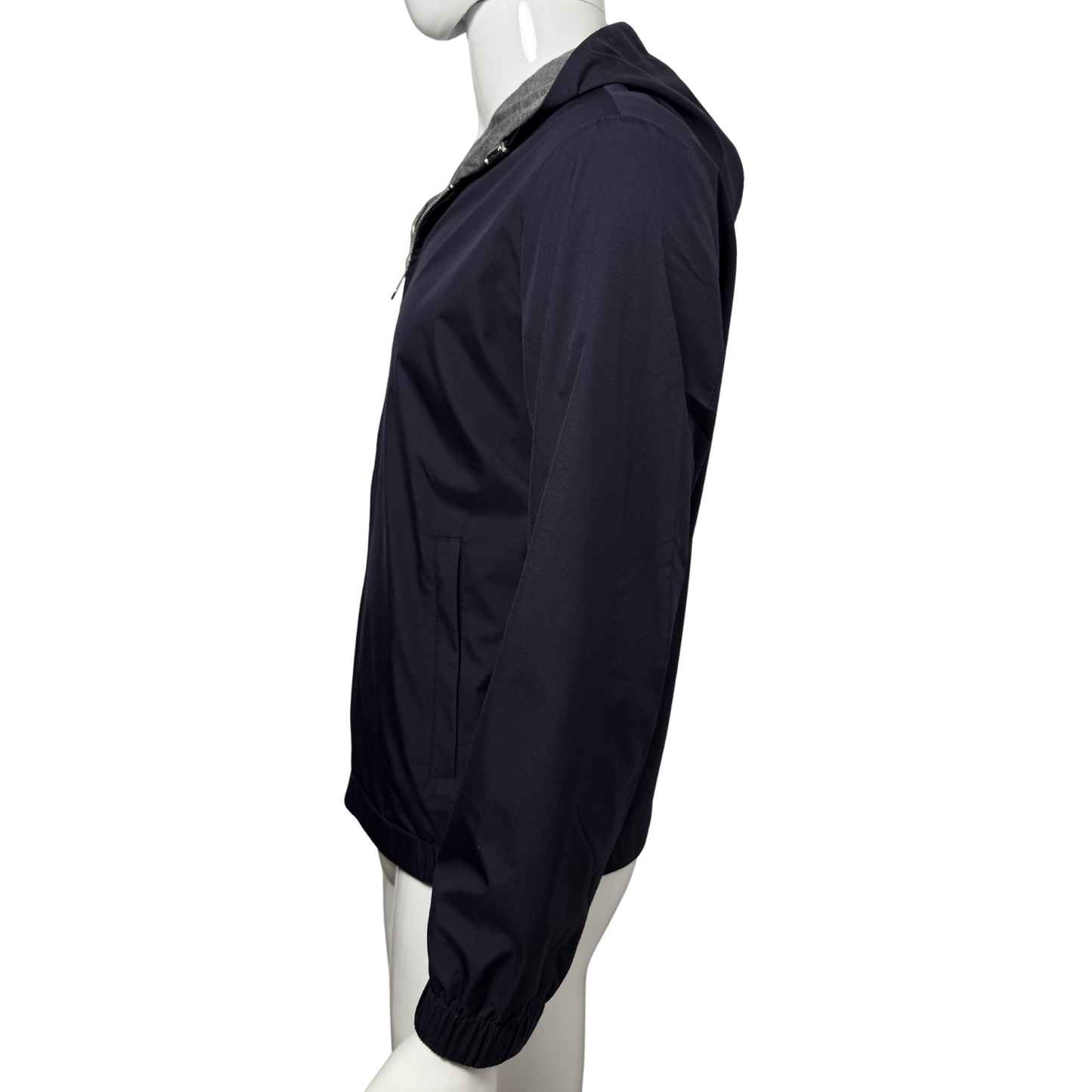 TWIN-TECH HOODED BOMBER - NAVY