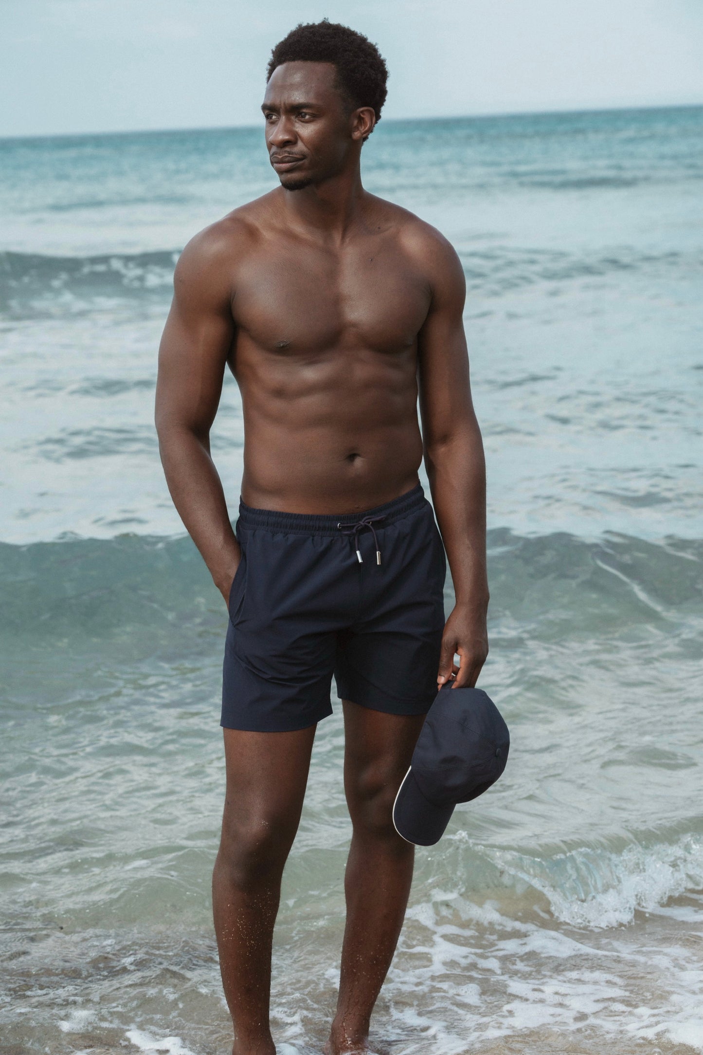 BRISA SWIM SHORTS - MARINO