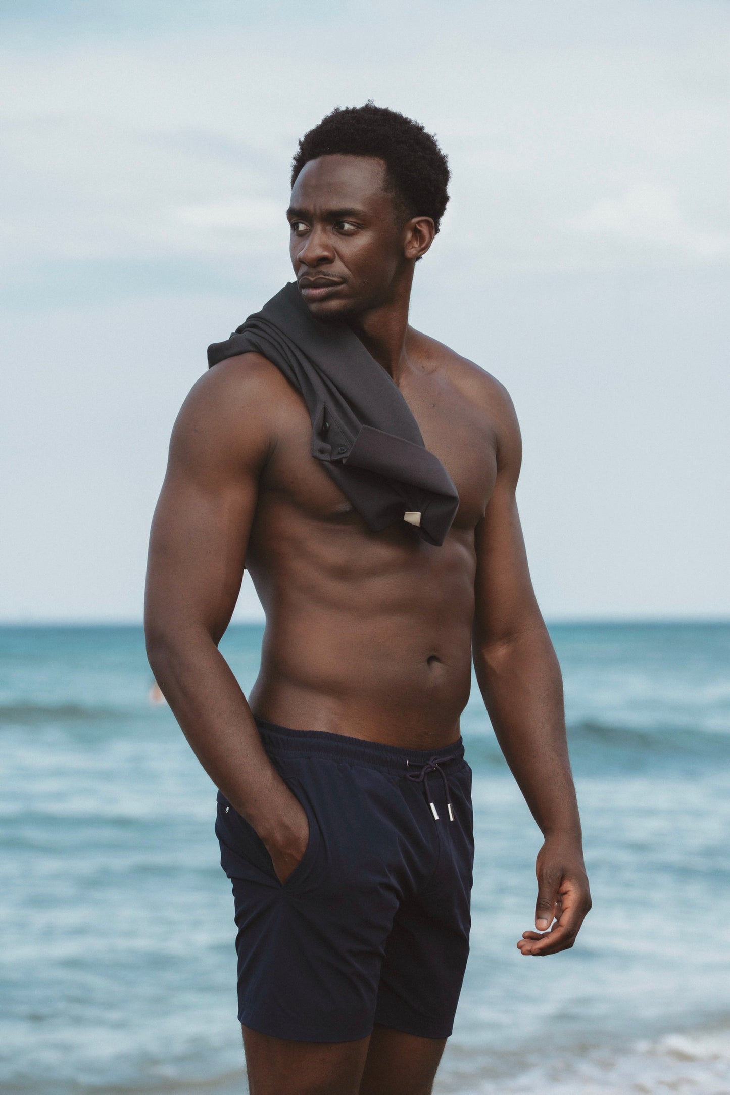 BRISA SWIM SHORTS - MARINO