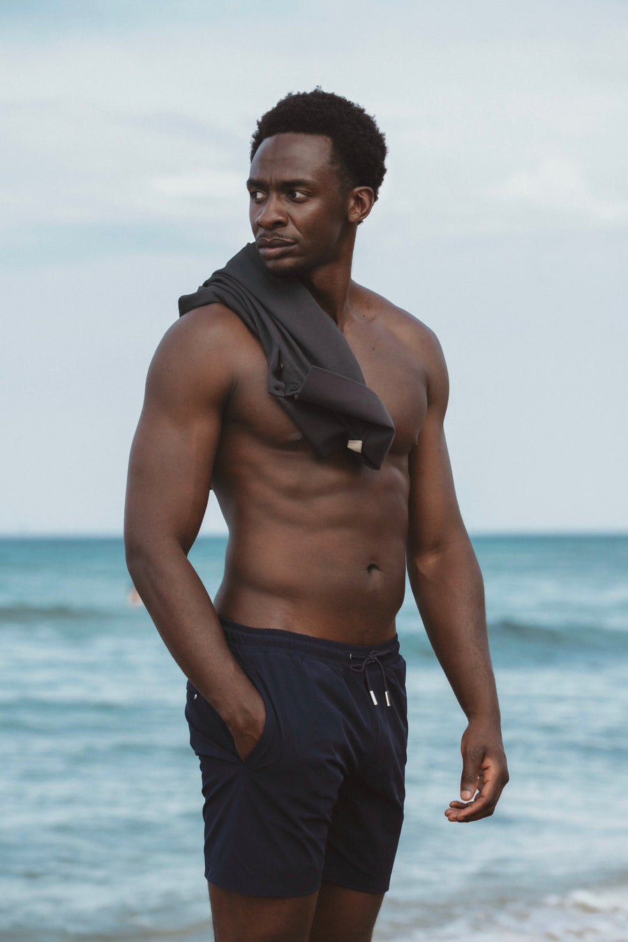 BRISA SWIM SHORTS - MARINO