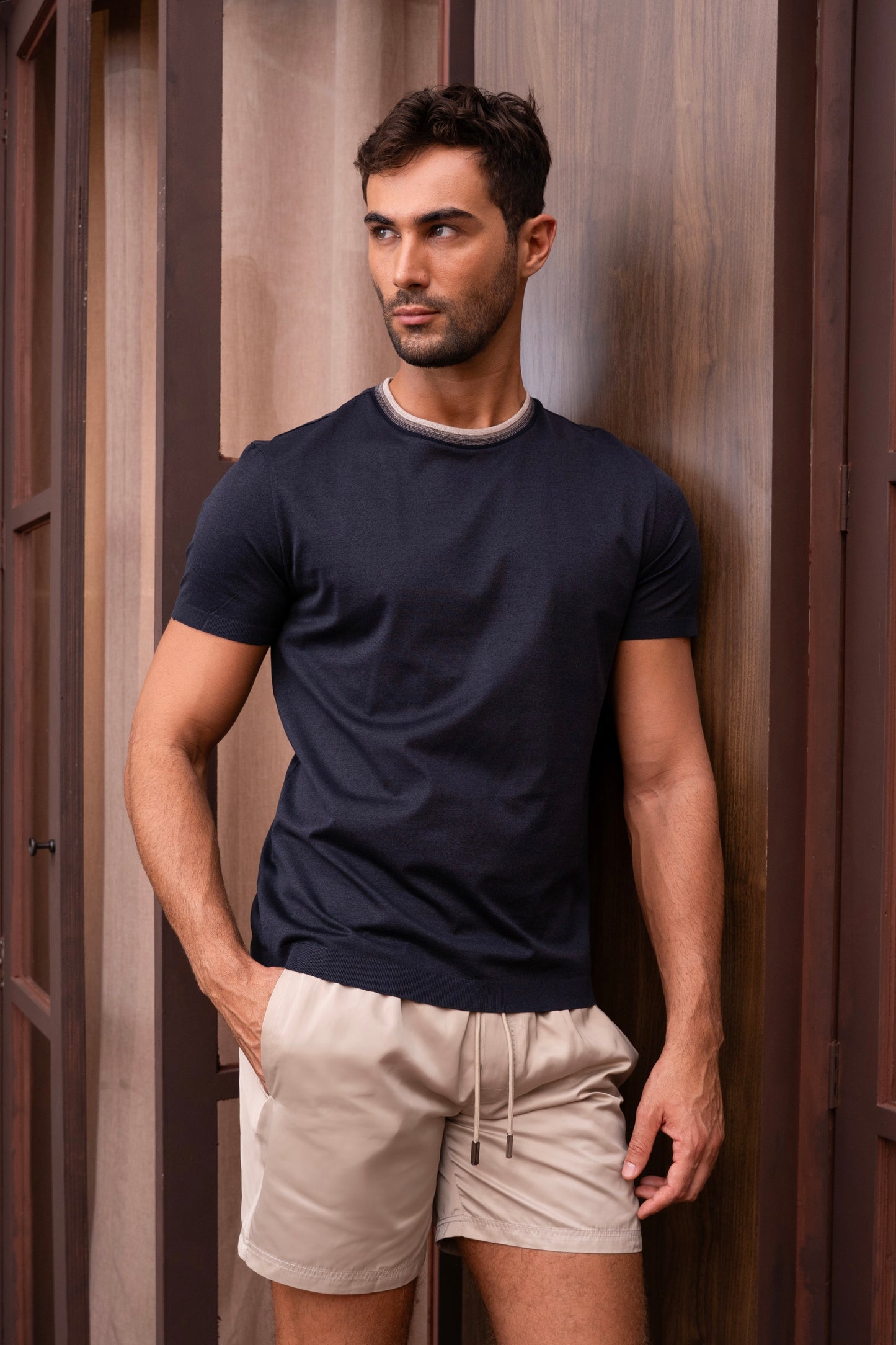 ALHAMBRA T-SHIRT - MARINO