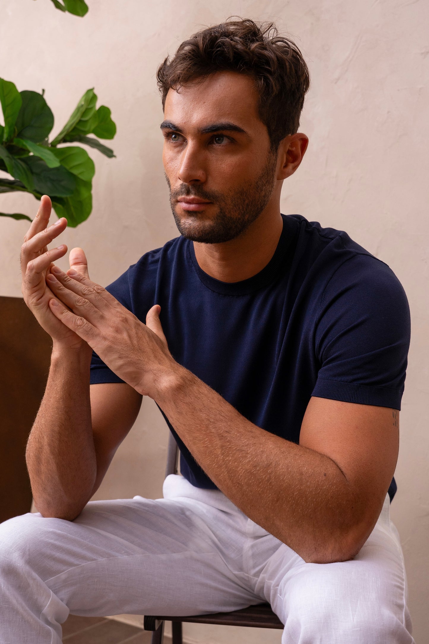 ALCAZAR KNIT T-SHIRT - MAR
