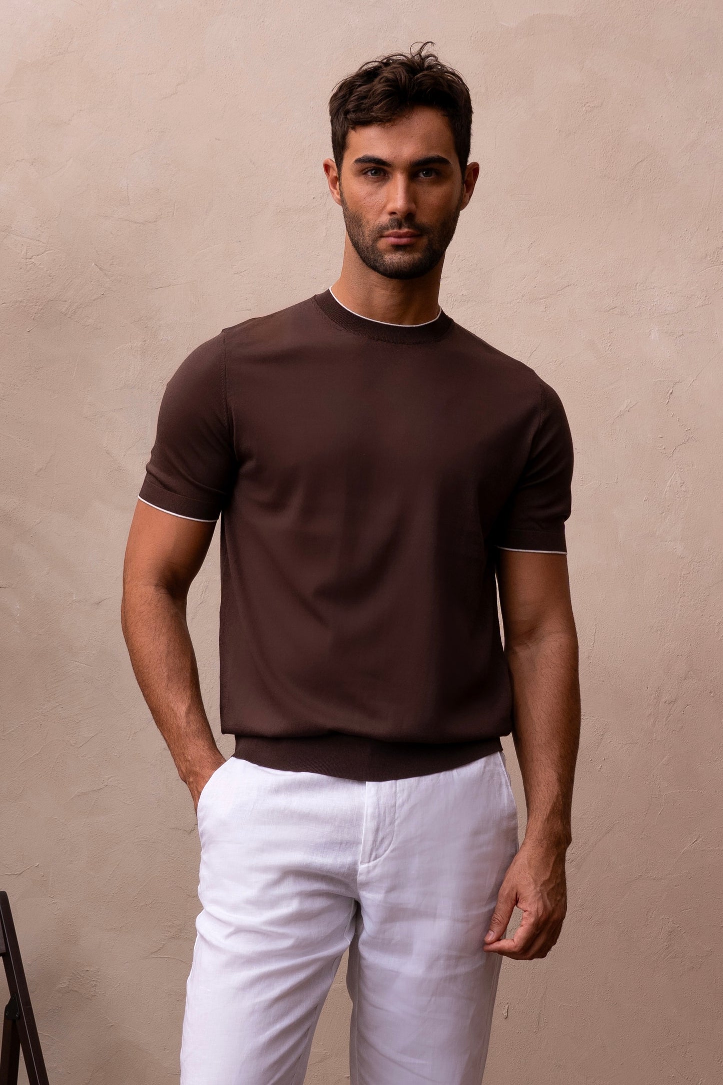 ALCAZAR KNIT T-SHIRT - MORENO
